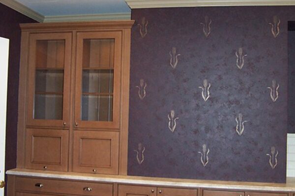 Wall Painting in kitchen